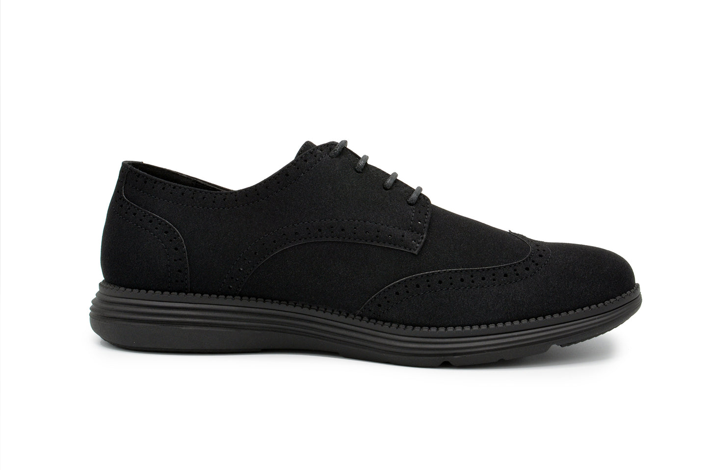 Lark Wingtip Oxford Shoes - Black