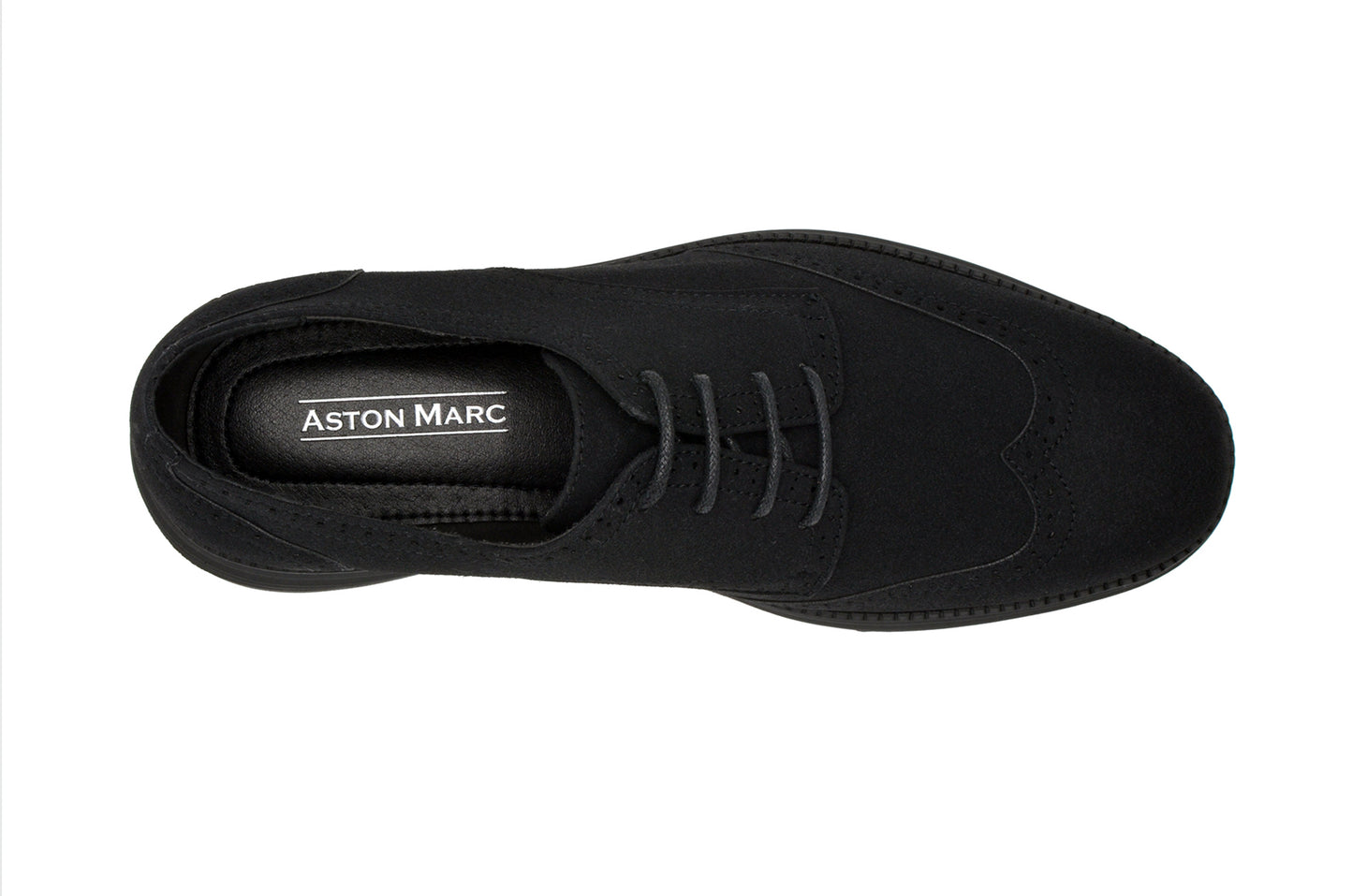 Lark Wingtip Oxford Shoes - Black