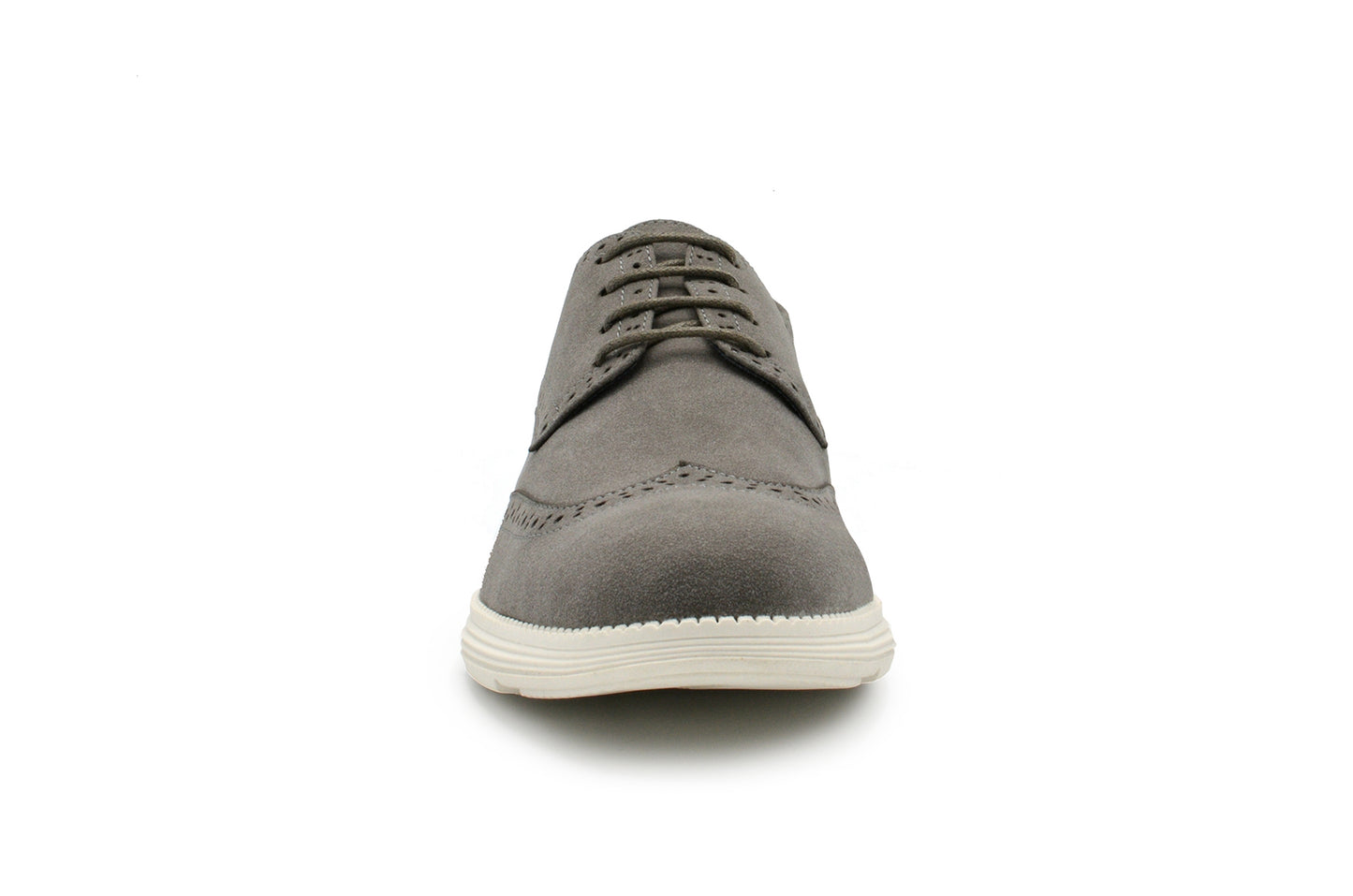 Lark Wingtip Oxford Shoes - Grey