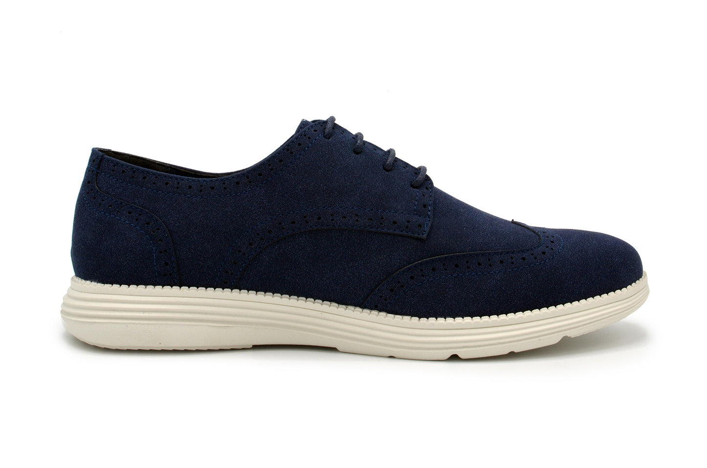 Lark Wingtip Oxford Shoes - Navy