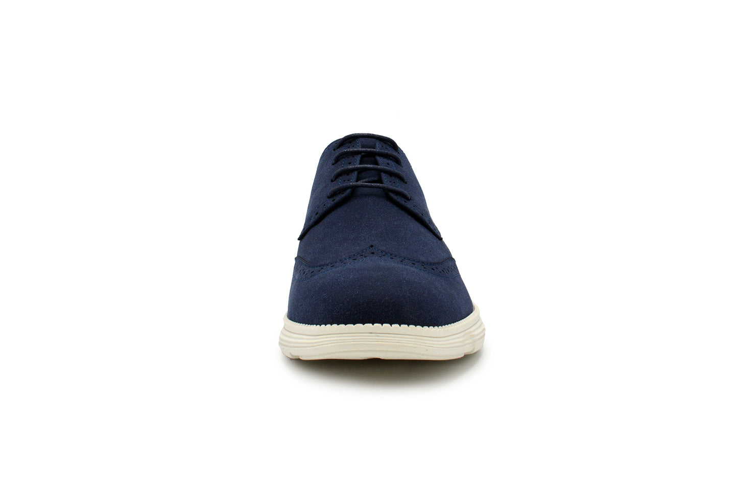 Lark Wingtip Oxford Shoes - Navy