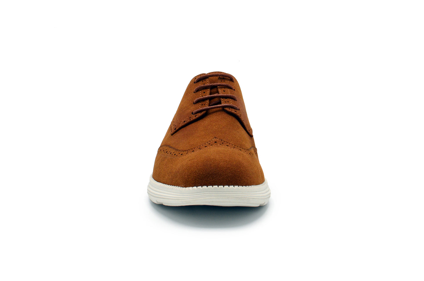 Lark Wingtip Oxford Shoes - Tan