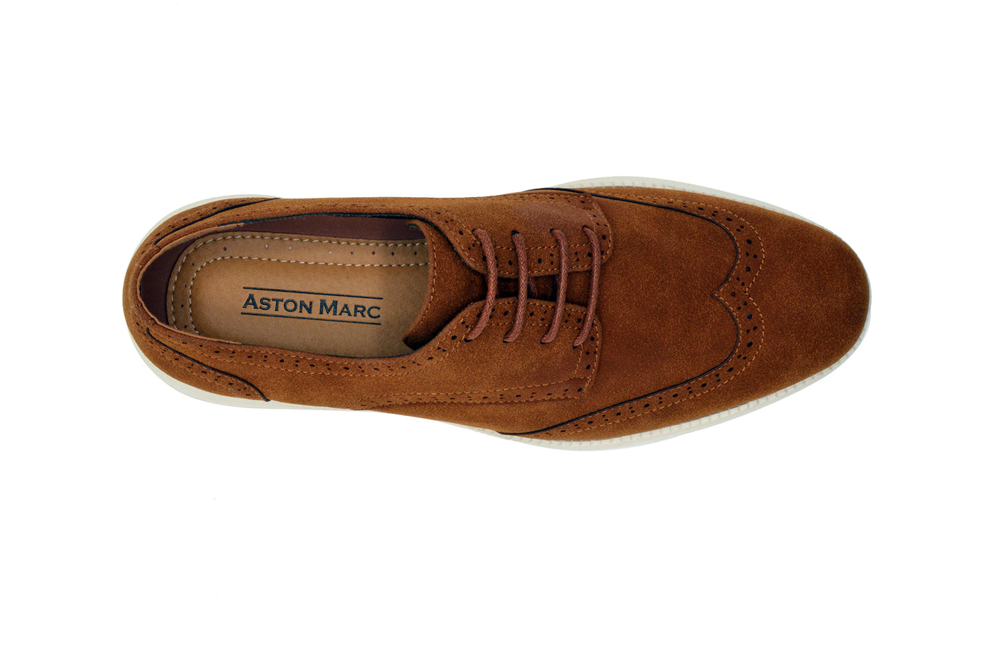 Lark Wingtip Oxford Shoes - Tan