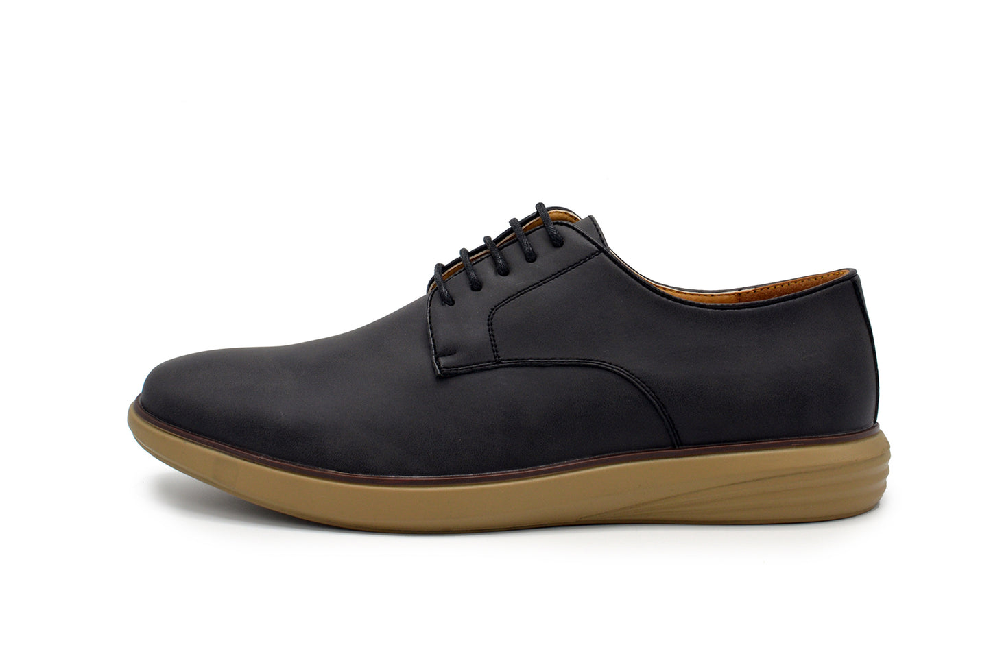 Durant Gum Bottom Oxford Shoes - Black